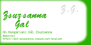 zsuzsanna gal business card