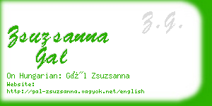 zsuzsanna gal business card